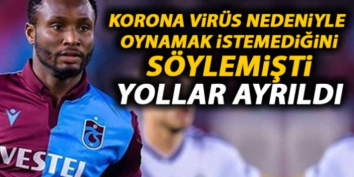 SON DAKİKA! Trabzonspor yıldız futbolcuyla yolları ayırdı