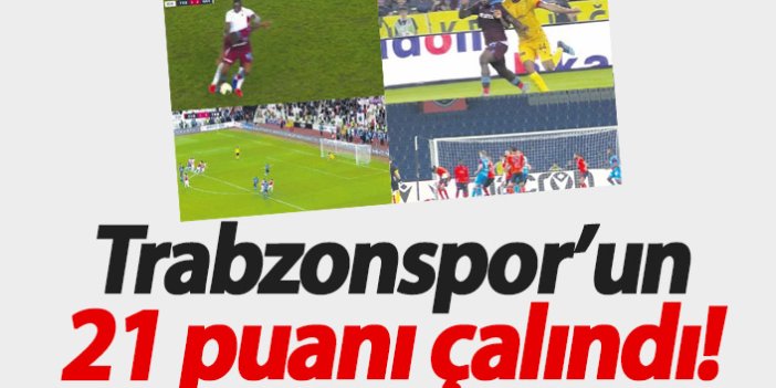 Trabzonspor'un 21 puanı çalındı