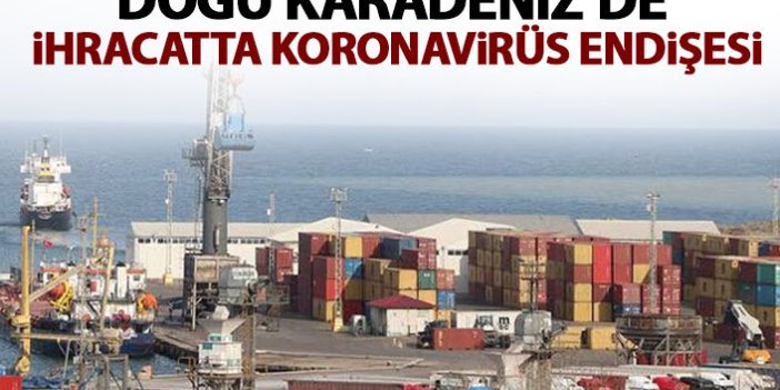 Doğu Karadeniz'de ihracatta Koronavirüs endişesi!