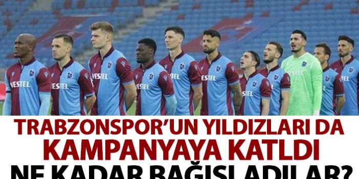 Trabzonspor'un yıldızlarından “Biz bize yeteriz Türkiyem” kampanyasına destek