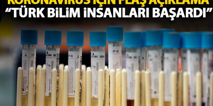 Koronavirüs tedavisinde flaş açıklama: Türk bilim insanları başardı!
