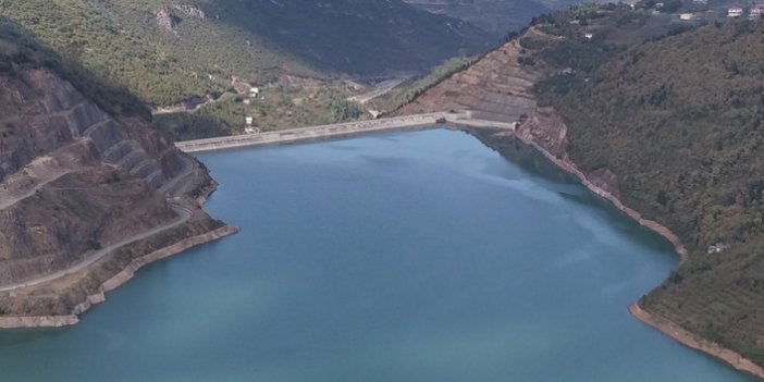 Trabzon'un içme suyunu karşılayan Atasu Barajı'nda son durum