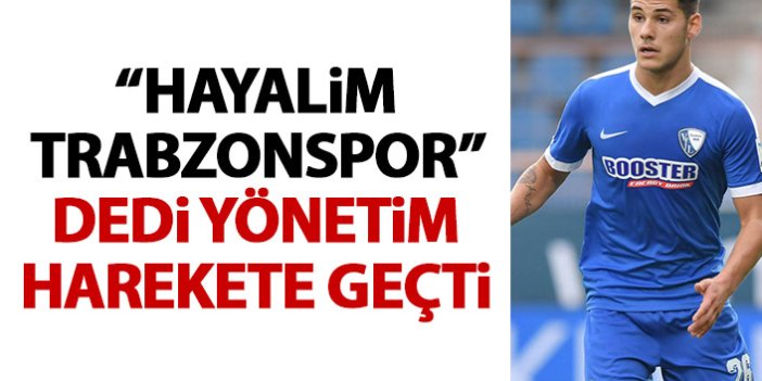 Hayalim Trabzonspor dedi yönetim harekete geçti!