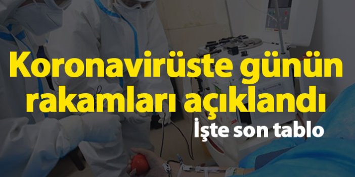 Türkiye'de günün koronavirüs raporu - 13.04.2020