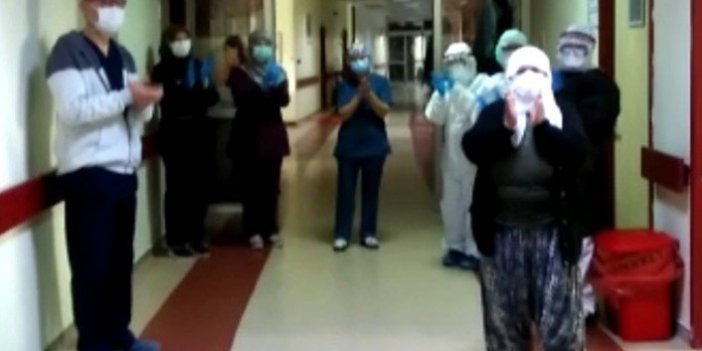 Ordu'da koronavirüs hastaları alkışla taburcu edildi