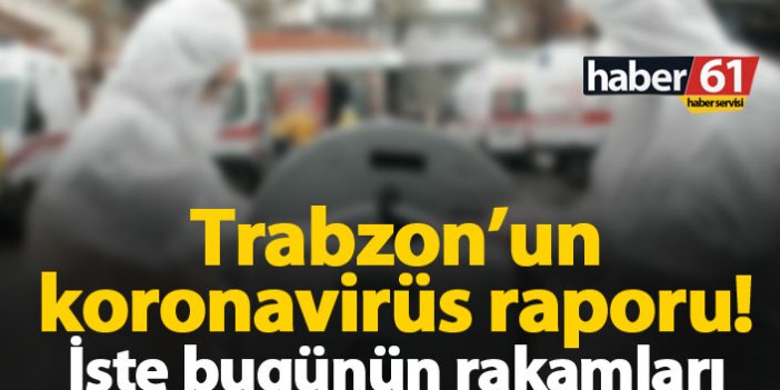 Trabzon’un koronavirüs raporu – 16.04.2020
