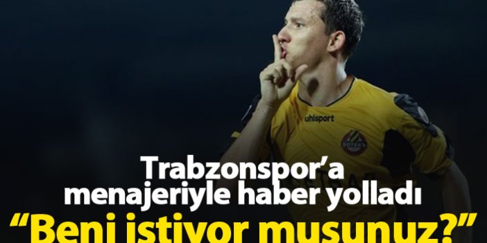 Nedelev Trabzonspor'a haber gönderdi!