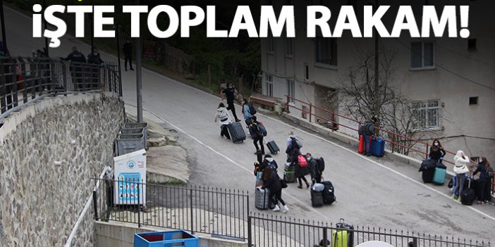 Trabzon'da yurtlarda kaç kişi karantinada? Rakamlar açıklandı!