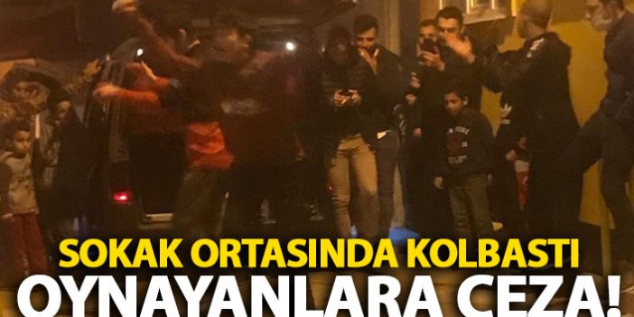 Trabzon'da sokakta kolbastı oynayanların cezası belli oldu