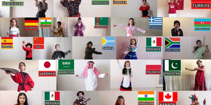 Hasan Yılmaz İlkokulu öğrencilerinden çok özel 23 Nisan videosu