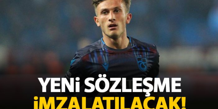 Trabzonspor'un genç yıldızına yeni sözleşme