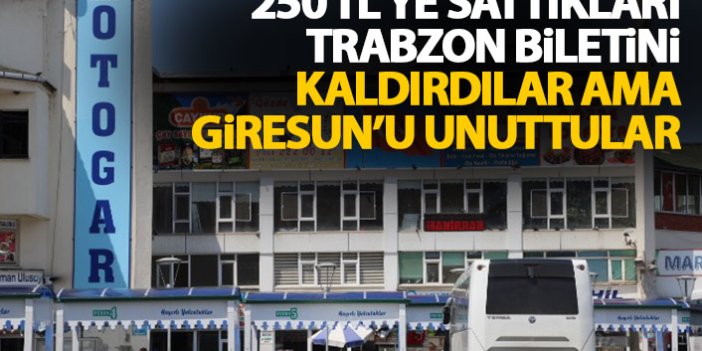 Otobüs firması Rize - Trabzon arası fiyatı listeden kaldırdı ama...