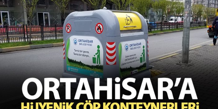 Trabzon'a hijyenik çöp konteynerleri