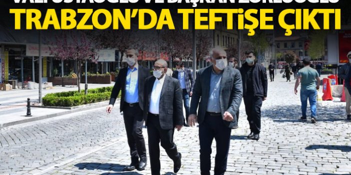 Vali Ustaoğlu ve Başkan Zorluoğlu Meydan'da incelemelerde bulundu