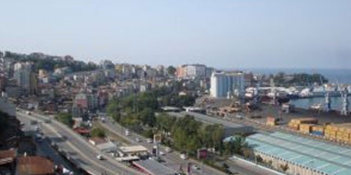 Trabzon liman Kavşağında çalışma