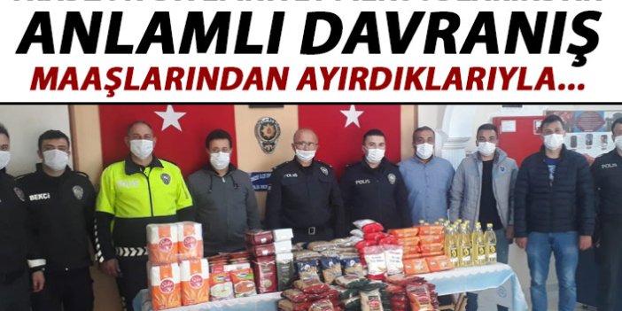 Trabzon’da polislerden anlamlı davranış! Kendi imkanlarıyla…