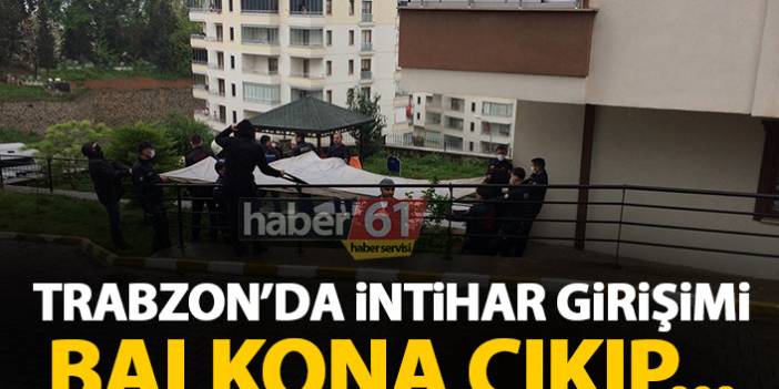 Trabzon’da intihar girişimi