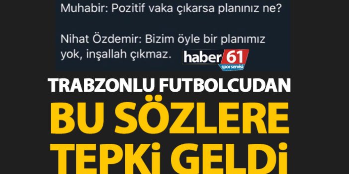 Trabzonlu futbolcudan TFF başkanına alkışlı tepki