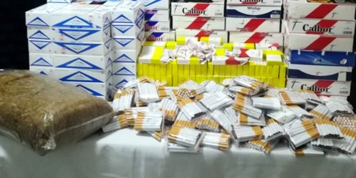 Bandırma'da kaçak tütün ve içki operasyonu