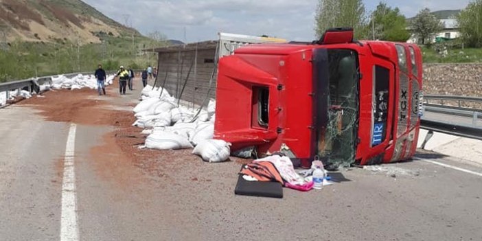 Bayburt Erzurum yolunda kaza: 1 yaralı