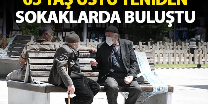 Trabzon'da 65 yaş üstü sokağa çıktı