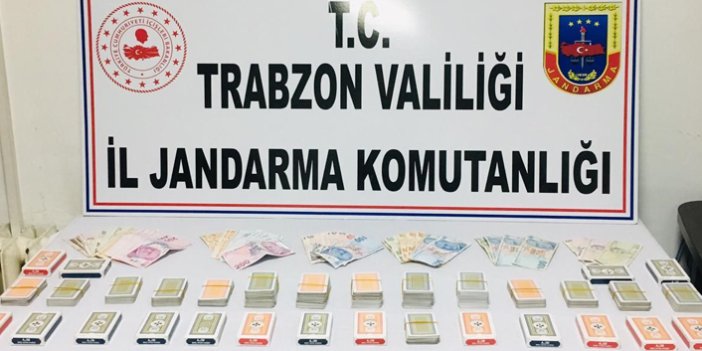 Trabzon’da kumar baskını! Hem kumardan hem sosyal mesafeden ceza yediler