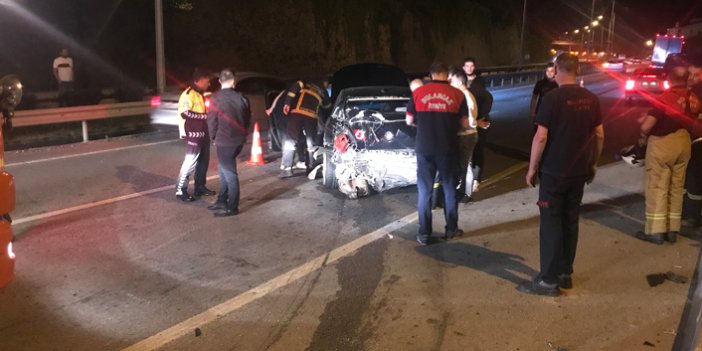Giresun'da trafik kazası: 1 yaralı