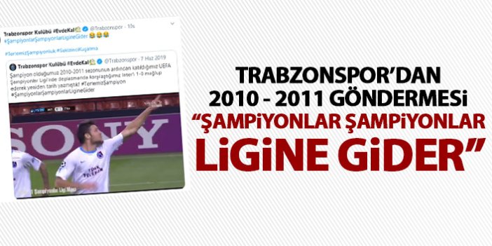 Trabzonspor'dan 2010 - 2011 paylaşımı