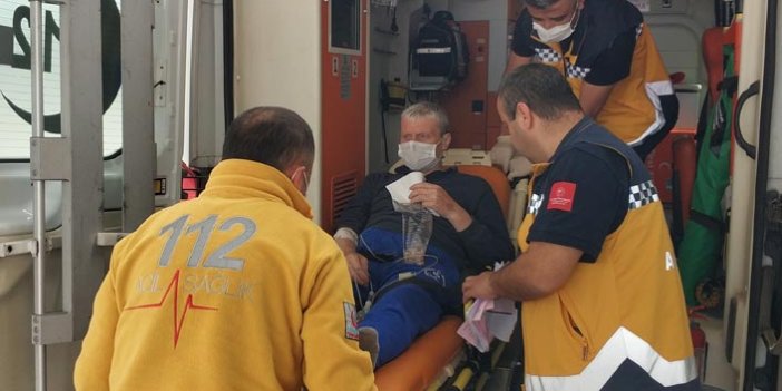 Ambulans helikopter akciğer hastası için harekete geçti
