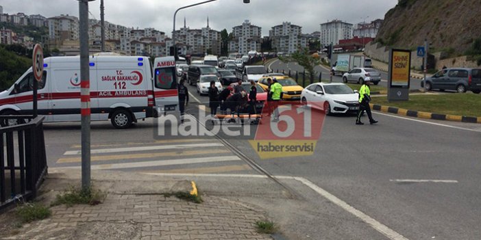 Trabzon'da yoldan geçen yaşlı kadına araç çarptı