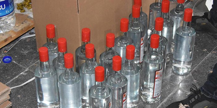 İzmir'de sahte etil alkol operasyonu