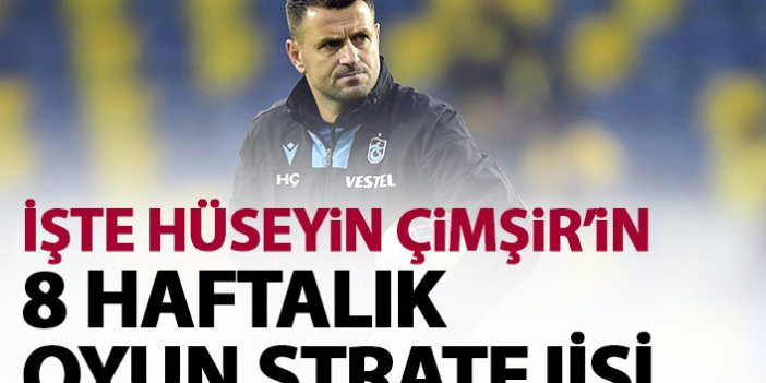 Trabzonspor'un 8 haftalık oyun planı belirlendi