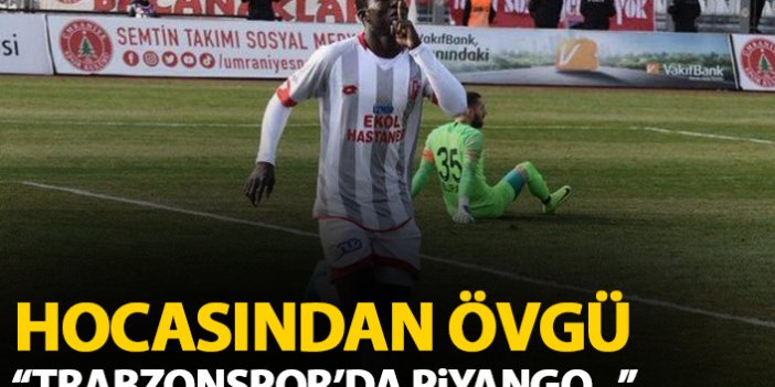 Hocasından Trabzonspor'un yeni transferine övgü: Piyango etkisi yaratır