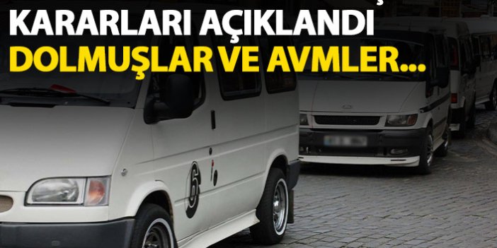 Trabzon'da yeni normalleşme kararları açıklandı! AVMler ve toplu taşıma araçları...
