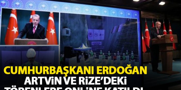 Cumhurbaşkanı Erdoğan 4 ilden 5 törene canlı bağlandı