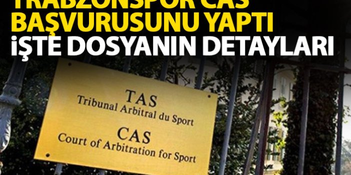 Trabzonspor CAS başvurusunu yaptı