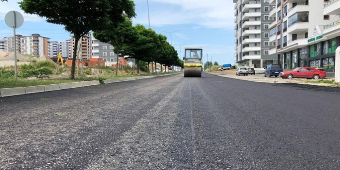 Polatlı Bulvarı'na 4 bin ton asfalt serildi