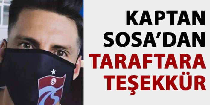 Sosa'dan Trabzonspor taraftarına teşekkür