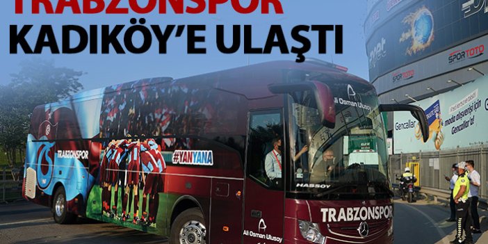 Trabzonspor stadyuma giriş yaptı