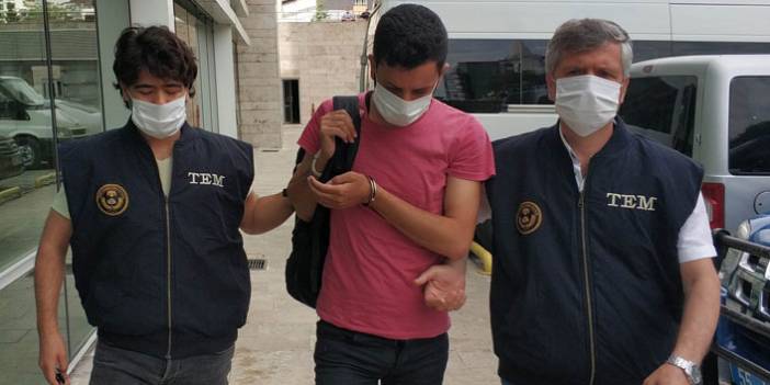 Samsun'da DEAŞ operasyonu.yabancı uyruklu bir kişi adliyeye sevk edildi.19-6-2020