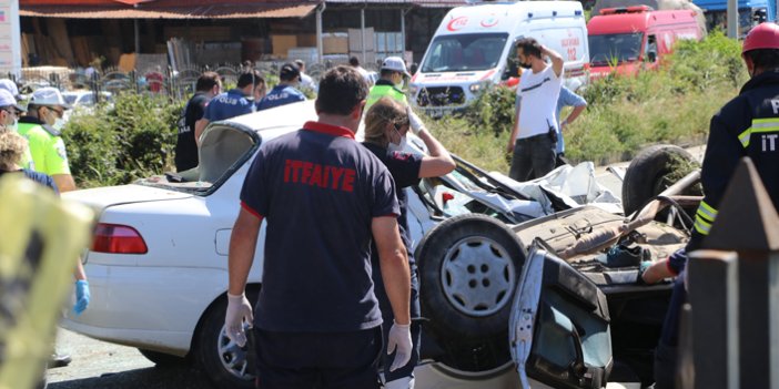 Trabzon Plakalı araç Rize'de kaza yaptı! Baba ve oğlu hayatını kaybetti