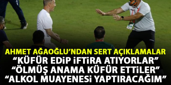 Ahmet Ağaoğlu: 30 metreden gelip küfür edip bir de iftira atıyorlar