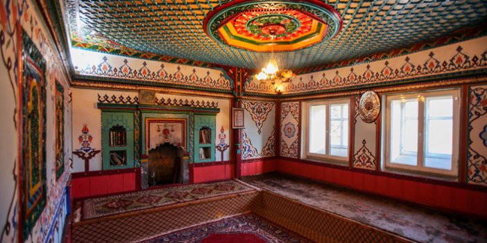 Gümüşhane sanat kokan 150 yıllık köy odaları
