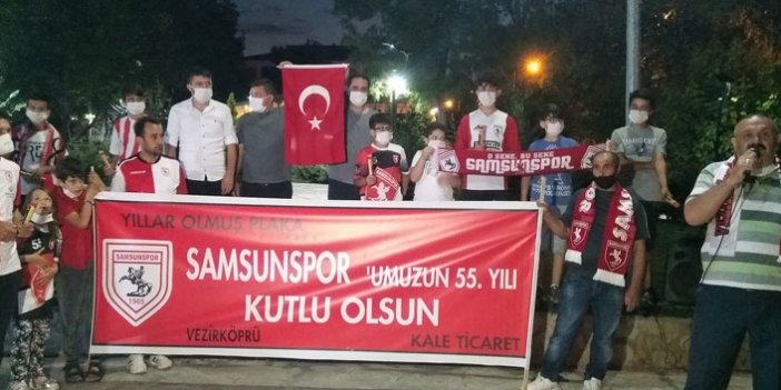 Samsunspor'un kuruluşunun 55. yılı kutlandı