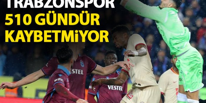 Trabzonspor 510 gündür İstanbul'a kaybetmiyor