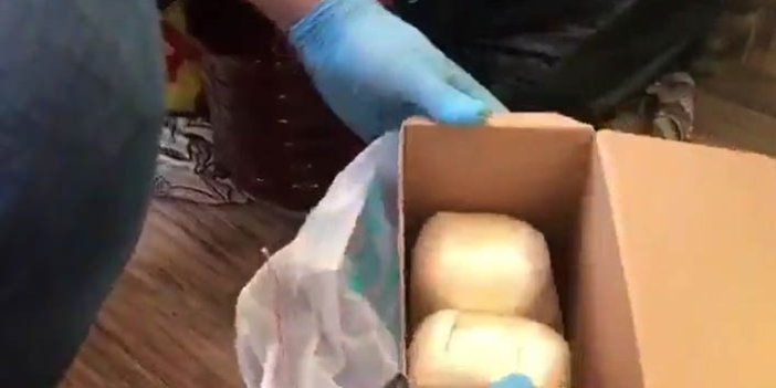 Bebe bisküvisi kutusundan kilolarca eroin çıktı