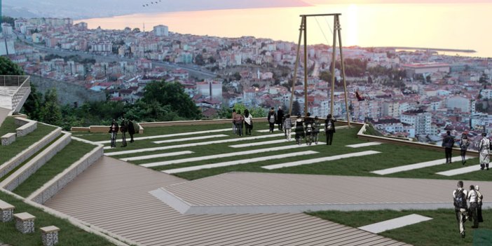 Trabzon'da seyri terası projesi onay aşamasında