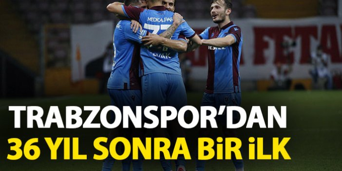 Trabzonspor'dan 36 yıl sonra bir ilk
