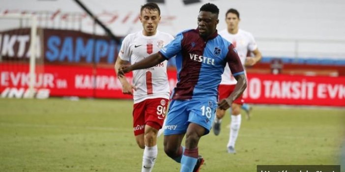 Trabzonspor vasatı aşamadı, şampiyonluk hayallerini yerle bir etti