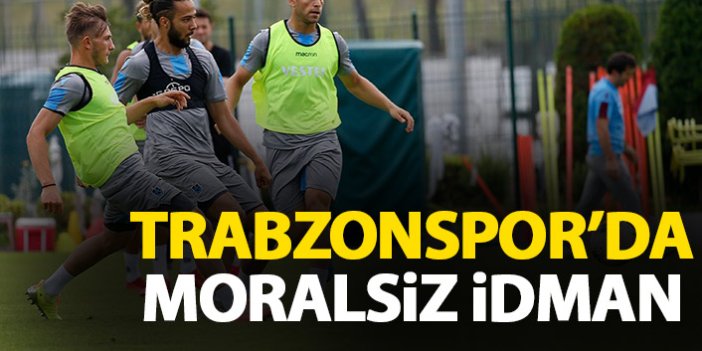 Trabzonspor'da moralsiz antrenman
